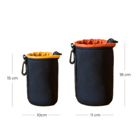 Beschermende Hoes Cameralens (M & L) | 2-pack