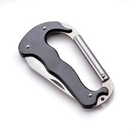Compacte Carabiner met Geïntegreerd Mes