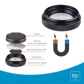 Magnetische AirTag-houder – IPX8 waterdicht