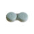 Lensbakjes - 2 stuks - Groene doppen - Compact - Antibacterieel - Groen - L/R Inscriptie - Lenzenhouders - Lenzendoosjes