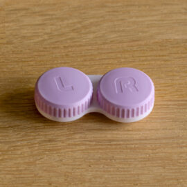 Lensbakjes – 2 stuks – Paars – Compact en antibacterieel