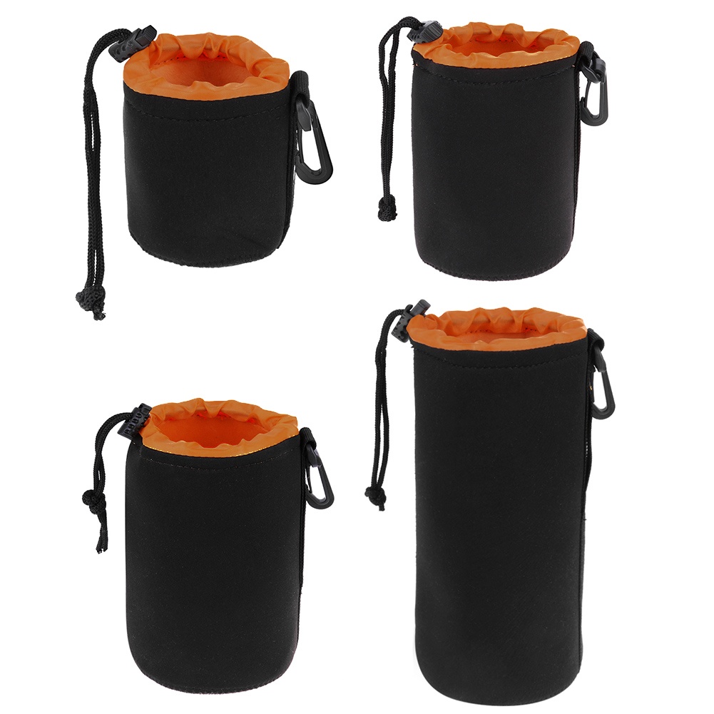 Set van 4 neopreen lenshoezen - maten S, M, L en XL