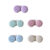 Kleurrijke Lensbakjes - 5 stuks - Paars, Roze, Blauw, Groen, Geel - Compact - Antibacterieel - Onderscheidend - Verschillende Kleuren - Lenzenhouders - Lenzendoosjes
