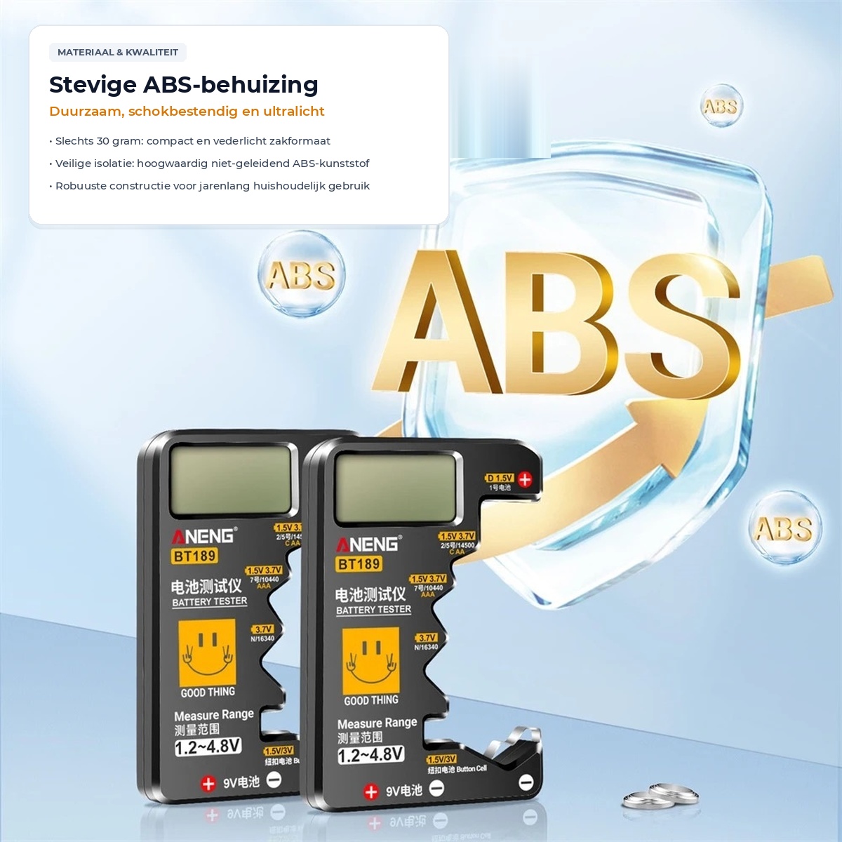 Compacte ABS-behuizing